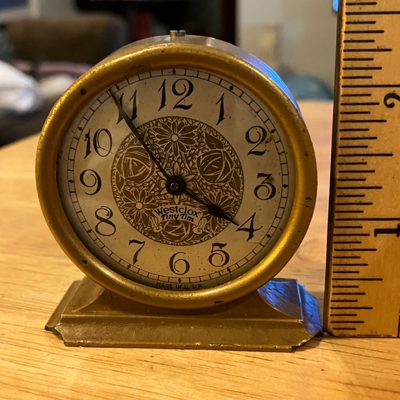 Antique Tiny Tim Clock - Picture 9 of 13